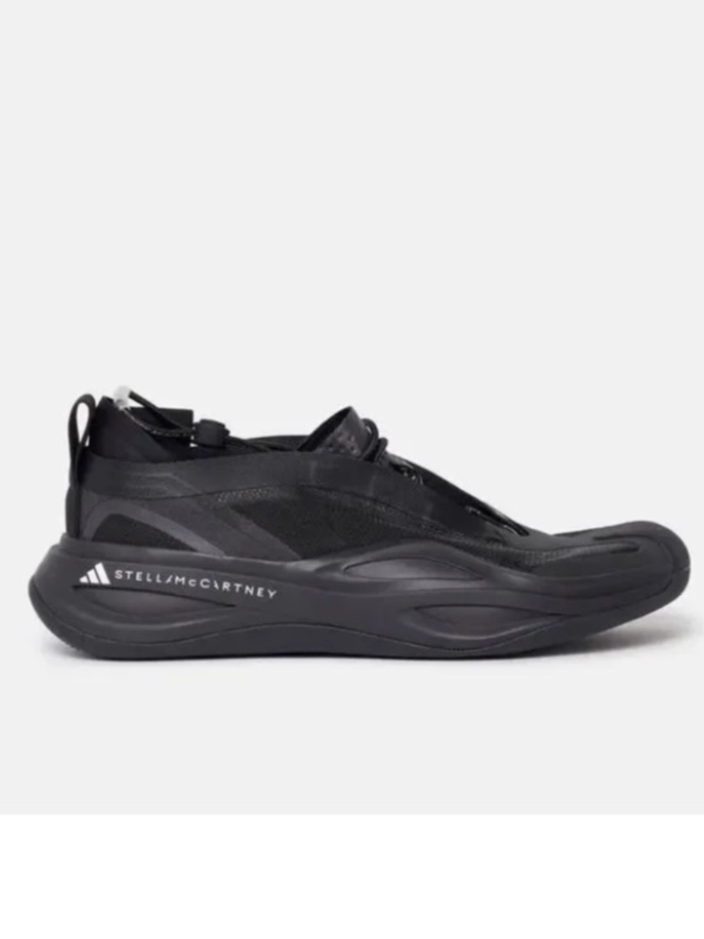 Adidas Stella McCartney Women 7 Sportswear Low Ground Black Minimalist Sneakers